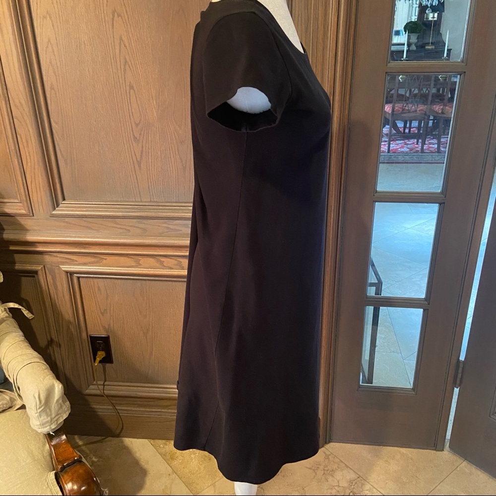 Eileen Fisher Short Sleeve Stretch Organic Dress-S - Picture 3 of 9